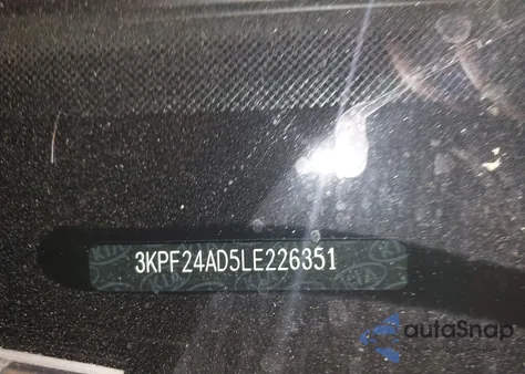 2020 Kia Forte Lxs from USA, damaged, VIN 3KPF24AD5LE226351